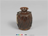 平口帶釉瓷壺藏品圖，第4張